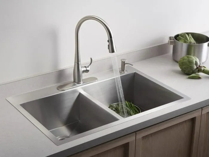 Advantages & Disadvantages of Single vs. Double Basin Kitchen Sinks