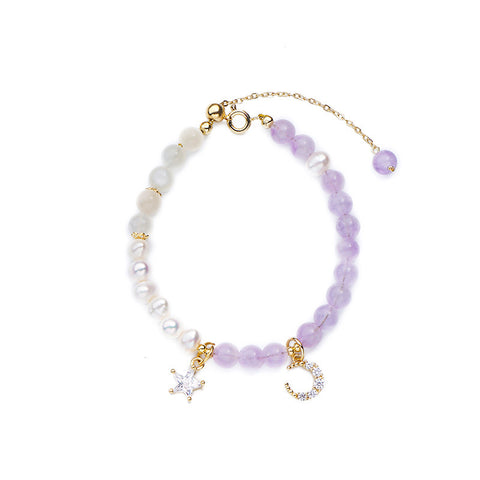 Image of Natural Lavender Amethyst Bracelet