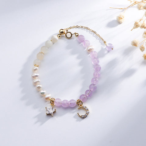 Image of Natural Lavender Amethyst Bracelet