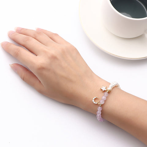 Image of Natural Lavender Amethyst Bracelet