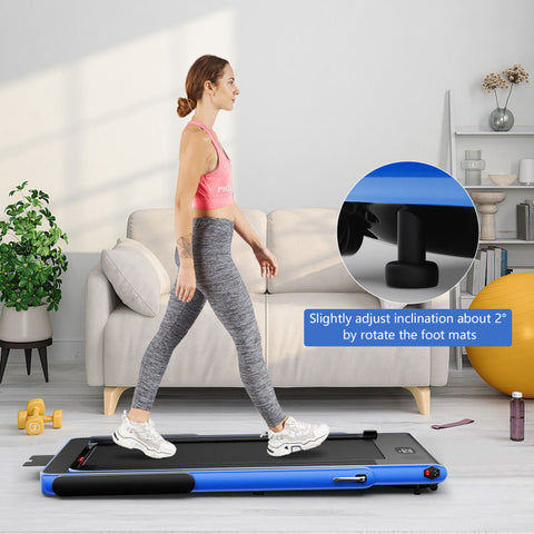 Image of 2.25HP 2 in 1 Folding Treadmill with APP Speaker Remote Control