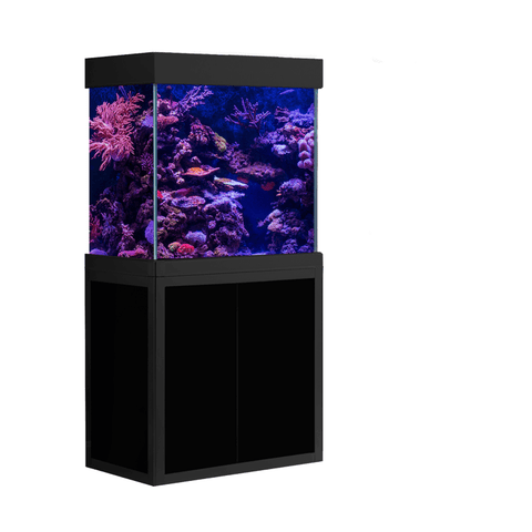 Image of Aqua Dream USA Aquarium All Black Aqua Dream 100 Gallon Tempered Glass Aquarium Fish Tank [AD-1060]