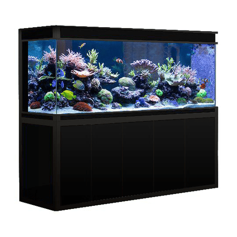 Image of Aqua Dream USA Aquarium All Black Aqua Dream 360 Gallon Large Tempered Glass Aquarium Fish Tank [AD-2310]