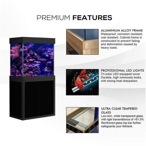 Image of Aqua Dream USA Aquarium Aqua Dream 100 Gallon Tempered Glass Aquarium Fish Tank [AD-1060]