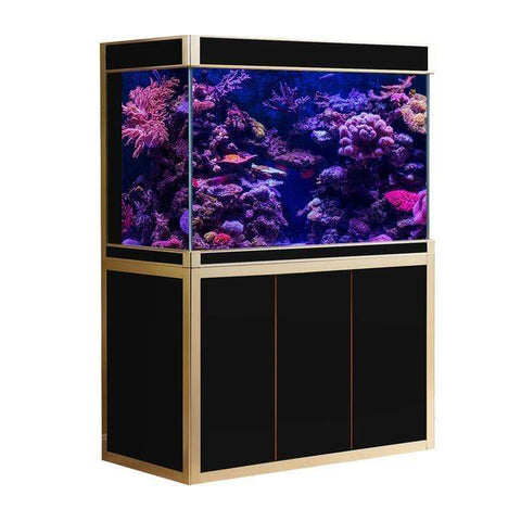 Image of Aqua Dream USA Aquarium Black Aqua Dream 135 Gallon Tempered Glass Aquarium Fish Tank [AD-1260]