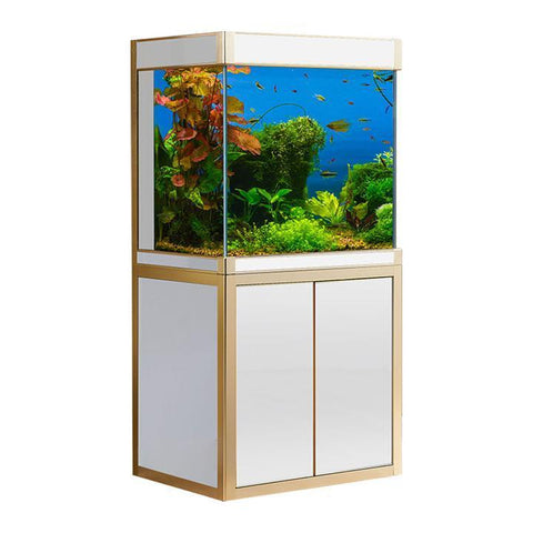Image of Aqua Dream USA Aquarium White Aqua Dream 100 Gallon Tempered Glass Aquarium Fish Tank [AD-1060]