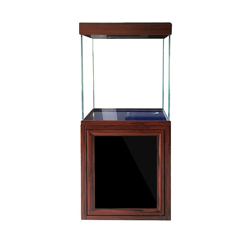 Image of Aqua Dream USA Aquariums Aqua Dream 40 Gallon Tempered Glass Aquarium Redwood [AD-620-RW]