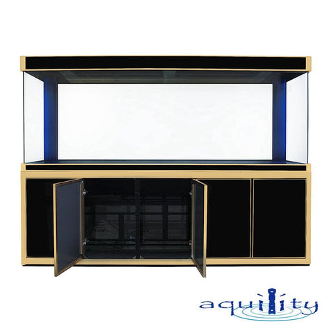 Image of Aqua Dream USA Aquariums Aquility 360 Gallon Aquarium Black and Gold [AQ-2300-BK]