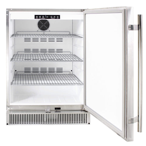 Image of Blaze Refrigerator Blaze Outdoor Rated Stainless 24” Refrigerator 5.2 CU BLZ-SSRF-50DH