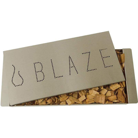 Image of Blaze Smoker Box Blaze Stainless Steel Smoker Box / Extra Large Blaze Stainless Steel Smoker Box BLZ-SMBX