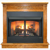 Buck Stove Mantel Standard Buck Stove ZCBB Series 42" Mantel in Dark Oak PA KDM42ZCBB