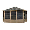 Chicago Retails 12 ft. x 12 ft. Florence Solarium with Polycarbonate Roof