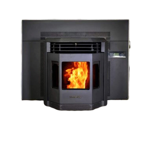 Image of ComfortBilt Pellet Stove Carbon Black ComfortBilt Pellet Stove Fireplace Insert HP22i
