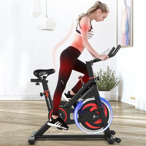 Image of Costway Bicycle Costway 30 lbs Family Fitness Aerobic Exercise Magnetic Bicycle 74251086