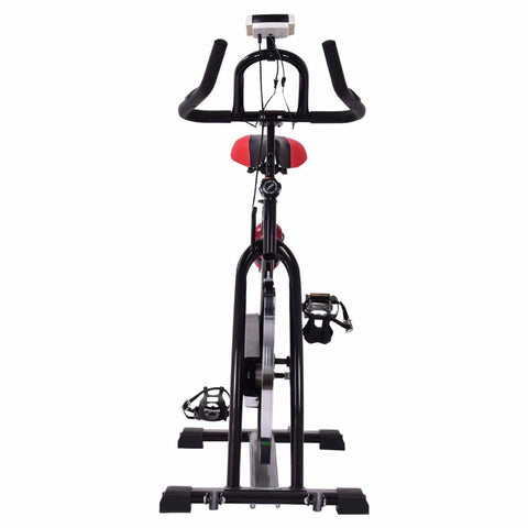 Image of Costway Bicycle Costway Household Adjustable Indoor Exercise Cycling Bike Trainer with Electronic Meter 64708152