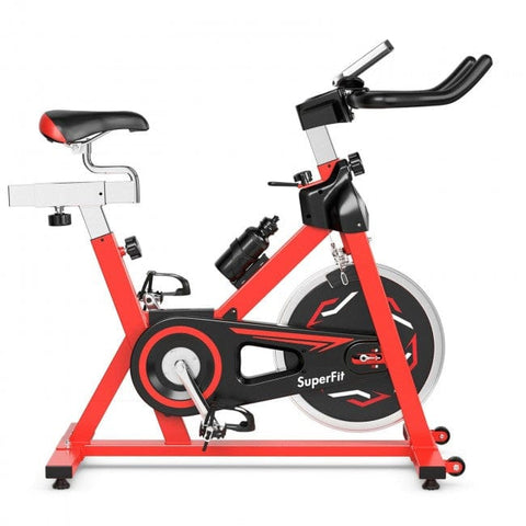 Image of Costway Exercise & Fitness Indoor Stationary Belt Driven Exercise Cycling Bike of Gym Home  03851269