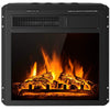Costway Fireplace 18" Inch Costway Electric Fireplace Insert Freestanding and Recessed Heater 89316457