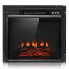 Costway Fireplace Costway 18" Electric Fireplace Freestanding Wall-Mounted Heater with Adjustable LED Flame 29618054