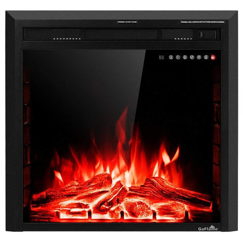 Image of Costway Fireplace Costway 26 inch Fireless and Wall Mounted Electric Fireplace with Romote Control 60459213