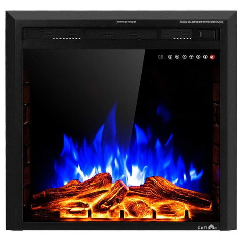 Image of Costway Fireplace Costway 26 inch Fireless and Wall Mounted Electric Fireplace with Romote Control 60459213