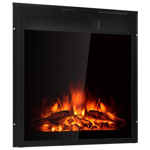 Image of Costway Fireplace Costway Electric Fireplace Insert Freestanding and Recessed Heater 89316457