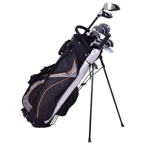 Image of Costway Golf Stand Bag Costway 9" Golf Stand Bag Divider Carry Pockets Storage 41629038