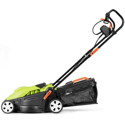 Image of Costway Lawn Mower Costway 14-Inch 12 Amp Lawn Mower with Folding Handle Electric Push 36149052