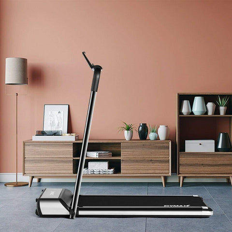 Image of Costway Rowing Costway Ultra-thin Electric Folding Motorized Treadmill with LCD Monitor Low Noise 93576042