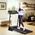 Image of Costway Treadmill 1.0 HP Foldable Treadmill Electric Support Mobile Power 23056498