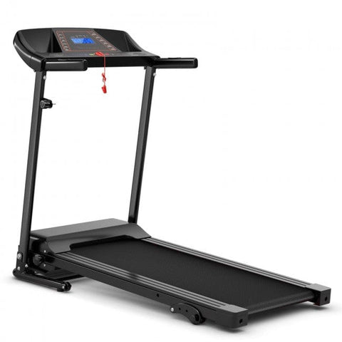 Image of Costway Treadmill 1.0 HP Foldable Treadmill Electric Support Mobile Power 23056498