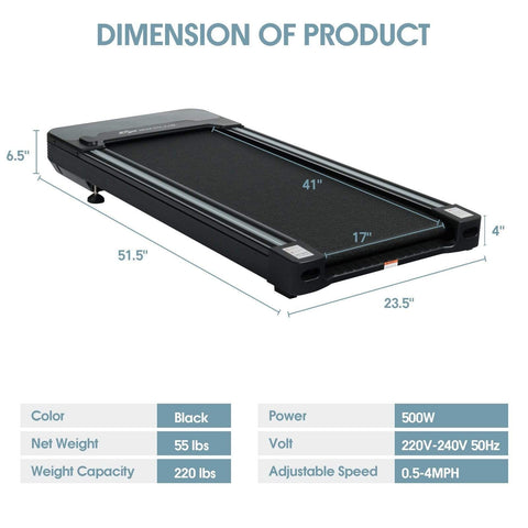 Image of Costway Treadmill Costway 1 HP Electric Walking Treadmill with Touchable LED Display and Wireless Remote Control 72401863