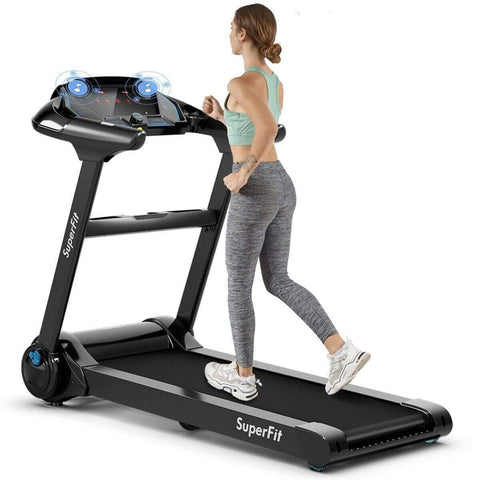 Image of Costway Treadmill Costway 2.25HP Folding Treadmill Running Jogging Machine with LED Touch Display 89076421