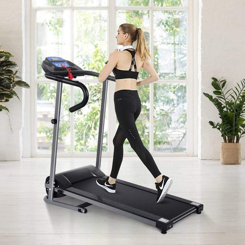 Image of Costway Treadmill Costway Electric Foldable Treadmill with LCD Display and Heart Rate Sensor 38160249