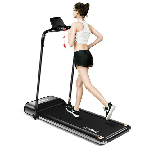 Image of Costway Treadmill Costway Ultra-thin Electric Folding Motorized Treadmill with LCD Monitor Low Noise 93576042