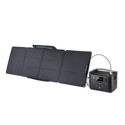 Image of EcoFlow Battery and Solar Panel EcoFlow RIVER Pro + RIVER Pro EB + 110W Solar Panel RIVER600PROAMEBSP11