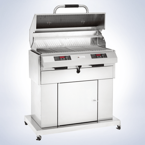 Image of Electri Chef Grills Electri Chef Ruby 32"Closed Base with Dual Temperature Control 4400-EC-448-CB-D-32