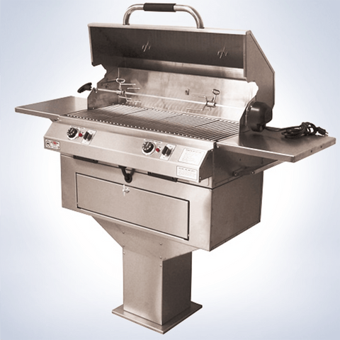 Image of Electri Chef Grills Electri Chef Ruby 32" Pedestal Base with Dual Temperature Control 4400-EC-448-PB-D-32