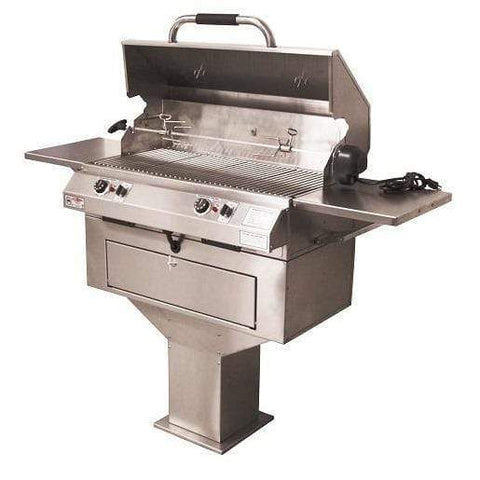 Image of Electri Chef Grills Electri Chef Ruby 32" Pedestal Base with Dual Temperature Control 4400-EC-448-PB-D-32