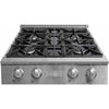 Forte Rangetop 30" Inch Forte Natural Gas Stainless Steel Rangetop FGRT