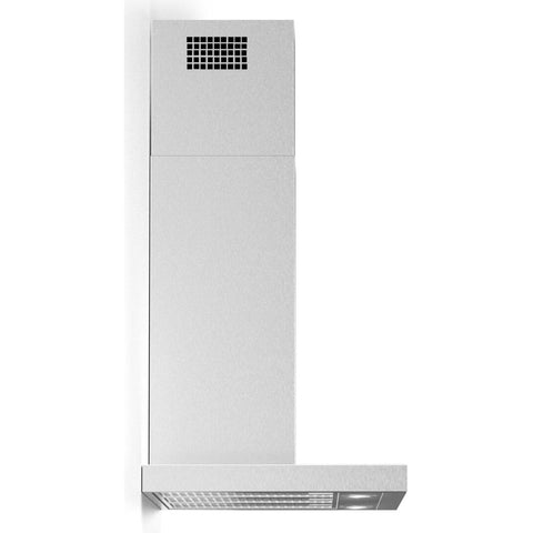 Image of Forte Wall Mount Hood Forte Alberto Wall Mount Chimney Style Hood with 560 CFM LED Lighting Delay Shut Off Grease Filter Indicator Light in Stainless Steel ALBERTO