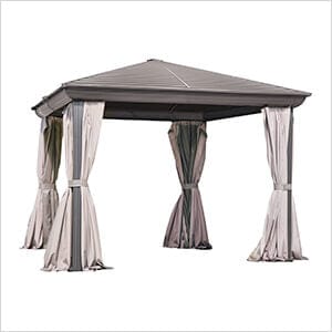 Image of Gazebo Penguin Gazebo 10 ft. x 10 ft. Venus Gazebo with Metal Roof