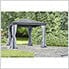 Image of Gazebo Penguin Gazebo 10 ft. x 10 ft. Venus Gazebo with Metal Roof