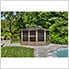 Image of Chicago Retails 12 ft. x 12 ft. Florence Solarium with Polycarbonate Roof