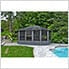 Image of Gazebo Penguin Gazebo 12 ft. x 15 ft. Florence Solarium with Metal Roof