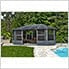 Image of Gazebo Penguin Gazebo 12 ft. x 18 ft. Florence Solarium with Metal Roof