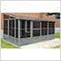 Image of Gazebo Penguin Solarium 10 ft. x 16 ft. Florence Solarium with Polycarbonate Roof