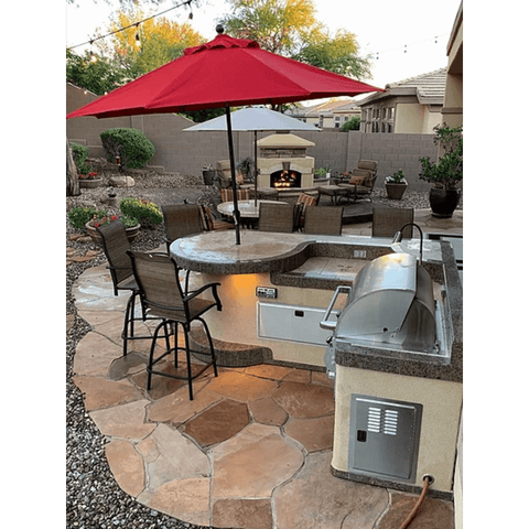 Image of KoKoMo Grills Barstools KoKoMo Two Outdoor Kitchen Barstools KO-2BS