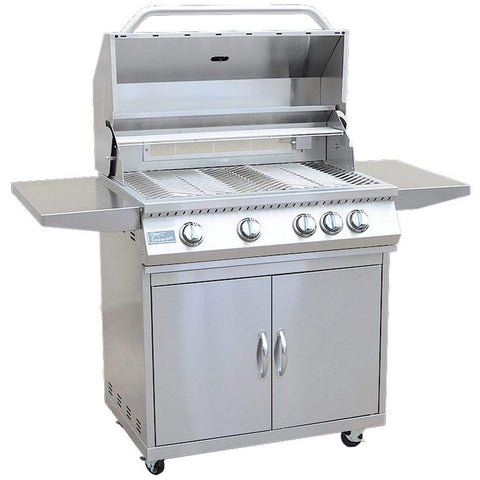 Image of KoKoMo Grills Grills Liquid Propane KoKoMo 4 Burner 32 Inch Cart Model BBQ Grill KO-BAK4BG-C