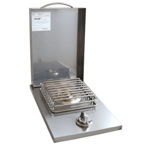 Image of KoKoMo Grills Grills Natural Gas Kokomo Grills Drop-In Stainless Steel Single Side Burner with Hood KO-BAK1BG