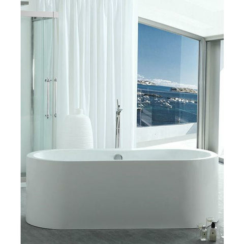 Image of Legion Furniture Bathtubs Legion Furniture 66" White Acrylic Tub - No Faucet WE6847-J